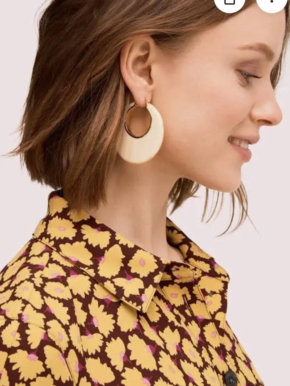 Kate Spade New York Women's On The Dot Hoop Earrings